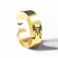 thumbnail image 1 of Ear Clip On Dressing Adornment Jewelry Decor Body Decorations Solid Color Ears Hoop Fashion Decor Accessory Golden, 1 of 7