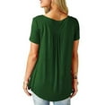thumbnail image 3 of Viworld Women Casual Loose T Shirt Basic Summer Cotton Tops Plus Size, 3 of 3