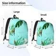 thumbnail image 4 of Balery Tropical Pineapple Vintage Canvas Backpack for Men and Women - Large Capacity, Durable Travel Laptop Bag for School, Work, Hiking, and Outdoor Activities, 4 of 7