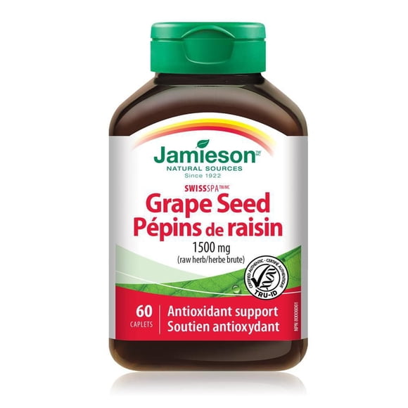 Jamieson Grape Seed 1,500 mg Caplets