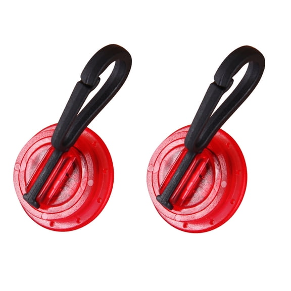 UPKOCH 2 Pcs Led Strobe Light Red Clip On Design for Running in Rainy Weather