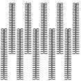 thumbnail image 1 of KAKOWELY wire binding rings 10Pcs Loose Leaf Rings Binder Hinged Rings Binding Coils Binder Clips Loose Leaf Rings11.02"X1.38"X0.39", 1 of 5