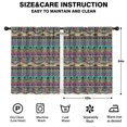 thumbnail image 2 of Blackout Kids Curtains,Colorful Ethnic Pattern Childrens Insulated Curtains Set Of 2,Bedroom Essentials,Toddler Room Decor 42x54in(106x137cm), 2 of 5