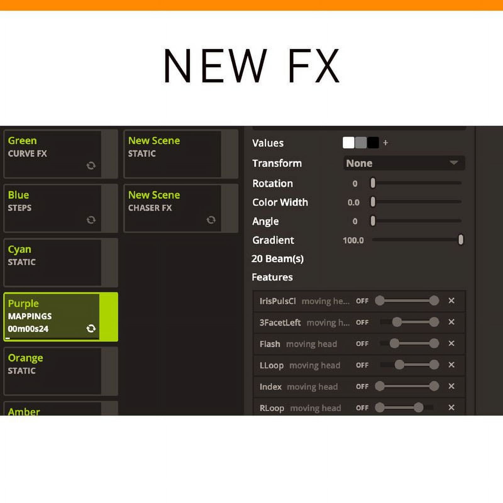 ADJ myDMX 5 DMX Lighting Control Software/Hardware for Mac & PC