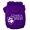 Purple, variant on Pet Dog Cat Hoodie Screen Printed, "Game of Bones"