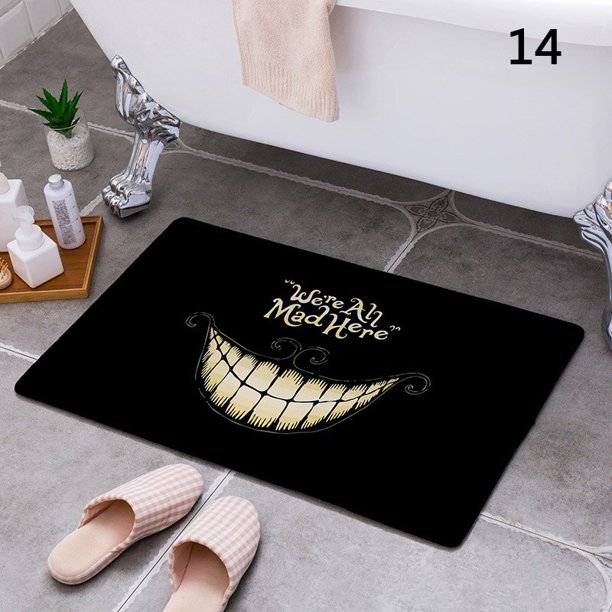Alfombra de dibujos animados para Camper, Felpudo de entrada de baño, alfombras de Piso interiores, alfombra absorbente, Alfombra de cocina antideslizante para decoración del hogar Fivean unisex
