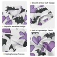 thumbnail image 3 of Dailycode Small Short Sleeve Button Down Shirts Black Bats and Purple Heart Casual Shirt 3-10 Years, 3 of 9