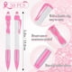 thumbnail image 4 of 150 BolíGrafos con Cinta Rosa una Granel, BolíGrafos RetráCtiles de para Suministros de Oficina, Regalo para Mujeres y NiñAs, 4 of 8