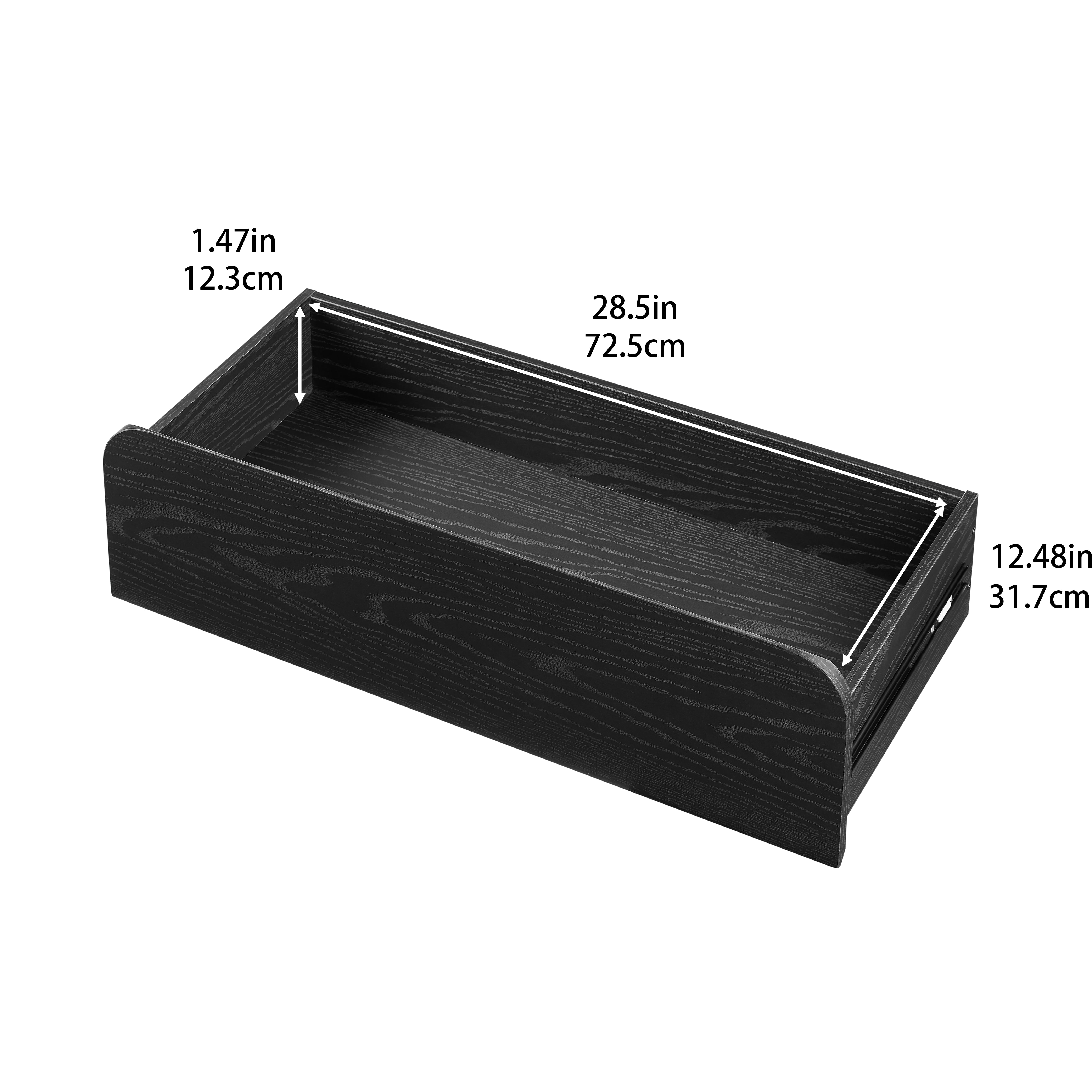 Better Homes & Gardens Juliet 4-Drawer Dresser, Rich Black Finish