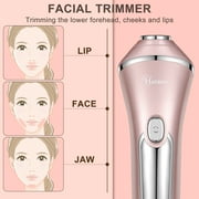 Hatteker 3-in-1 Electric Shaver for Face, Chin, Arms, Legs, and Underarms Portable Pain-Free Cordless Bikini Electric Shaver IPX7