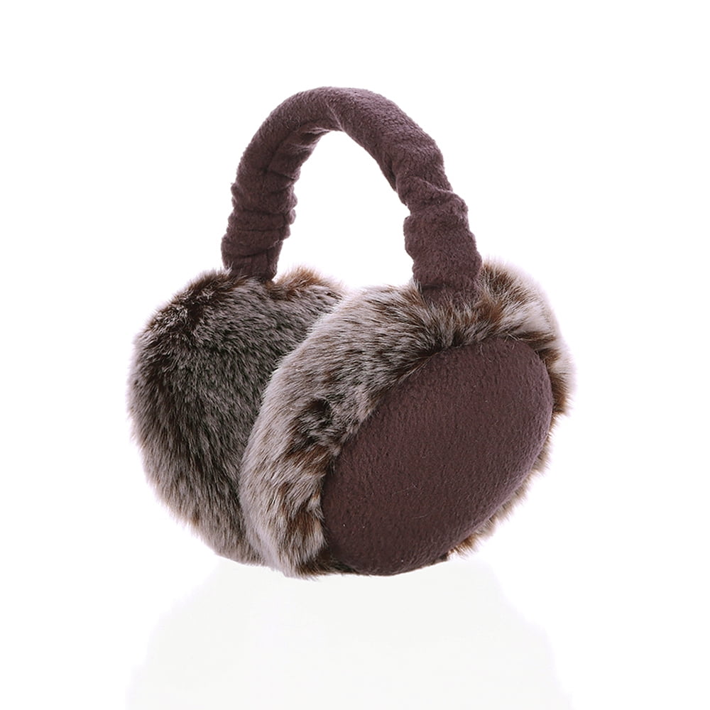 Costume Cat Ears Earmuffs Winter Unisex Faux Furry Warmers Outdoor