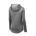 thumbnail image 4 of Sport-Tek Women's PosiCharge Sport-Wick Heather Fleece Hooded Pullover. LST264, 4 of 4