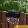 thumbnail image 3 of Outdoor LED Solar Wall Lights, 2-Pack Path Lighting, Color-Changing LED Outdoor Solar Lights, Wall Lights for Garden Paths, Walkways, 3 of 5