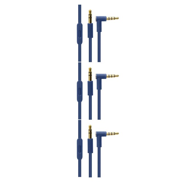 Tholdsy Cable de Audio para auriculares de 3,5mm, Cable auxiliar estéreo, Control de cables, auriculares, ángulo , Cable auxiliar para , , PC Type4 NO4