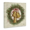 thumbnail image 4 of Stupell Industries Festive Bells Wreath Holiday Painting Wrapped Canvas Art Print Wall Art, 36 x 36, 4 of 8
