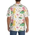 thumbnail image 3 of Kdxio Men'S Hawaiian Shirt For Men Short Sleeve Shirt Cute Baby Dinosaurs Summer Casual Holiday Beach Button Down T-Shirts, 3 of 5