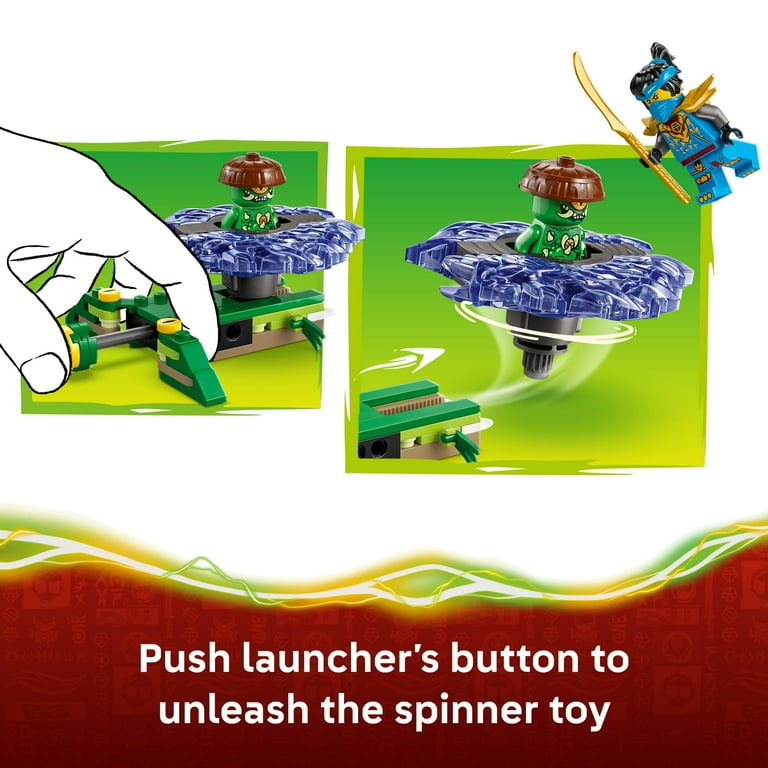 LEGO NINJAGO Nya vs. Mutation Monster Spinner Building Toy for