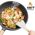 thumbnail image 5 of Kitchen 33-Pieces Silicone Cooking Utensils Set - 446°F Heat Resistant Utensils Baking Tools Accessories for Cooking, Kitchen, Spatula, Spoon, Brush, Whisk, Measuring Cups Non-Stick Friendly, White, 5 of 7