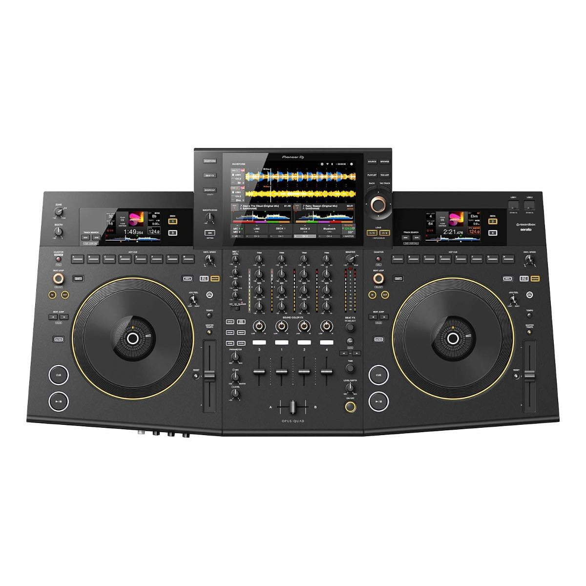Pioneer DJ OPUS-QUAD 4-Channel All-in-One DJ System with EVA Molded Soft Carrying Case Package