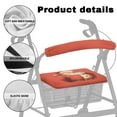 thumbnail image 5 of HELLHERO Father Christmas Rollator Walker Seat Back Covers for Elder Seat & Backrest Cover Set for Elderly, 5 of 7