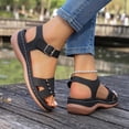 thumbnail image 5 of Xdegoge Womens Sandals Open Toe Sporty Gladiator Sandals Multi Straps Laser Cut Studded Ankle Buckle Arch Support Flatform Walking Shoes, 5 of 9
