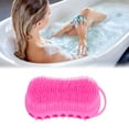 thumbnail image 2 of Unique Bargains 1 Pc Hangable Soap Shape Bath Brush Shower Brush Rose Red, 2 of 6