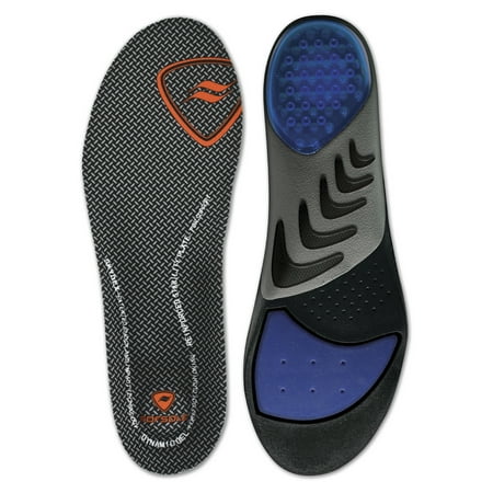 Sof Sole Insoles Men's AIRR Orthotic Support Full-Length Gel Shoe Insert, Men's