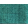 thumbnail image 1 of Ahgly Company Indoor Rectangle Abstract Turquoise Blue Modern Area Rugs, 2' x 5', 1 of 4