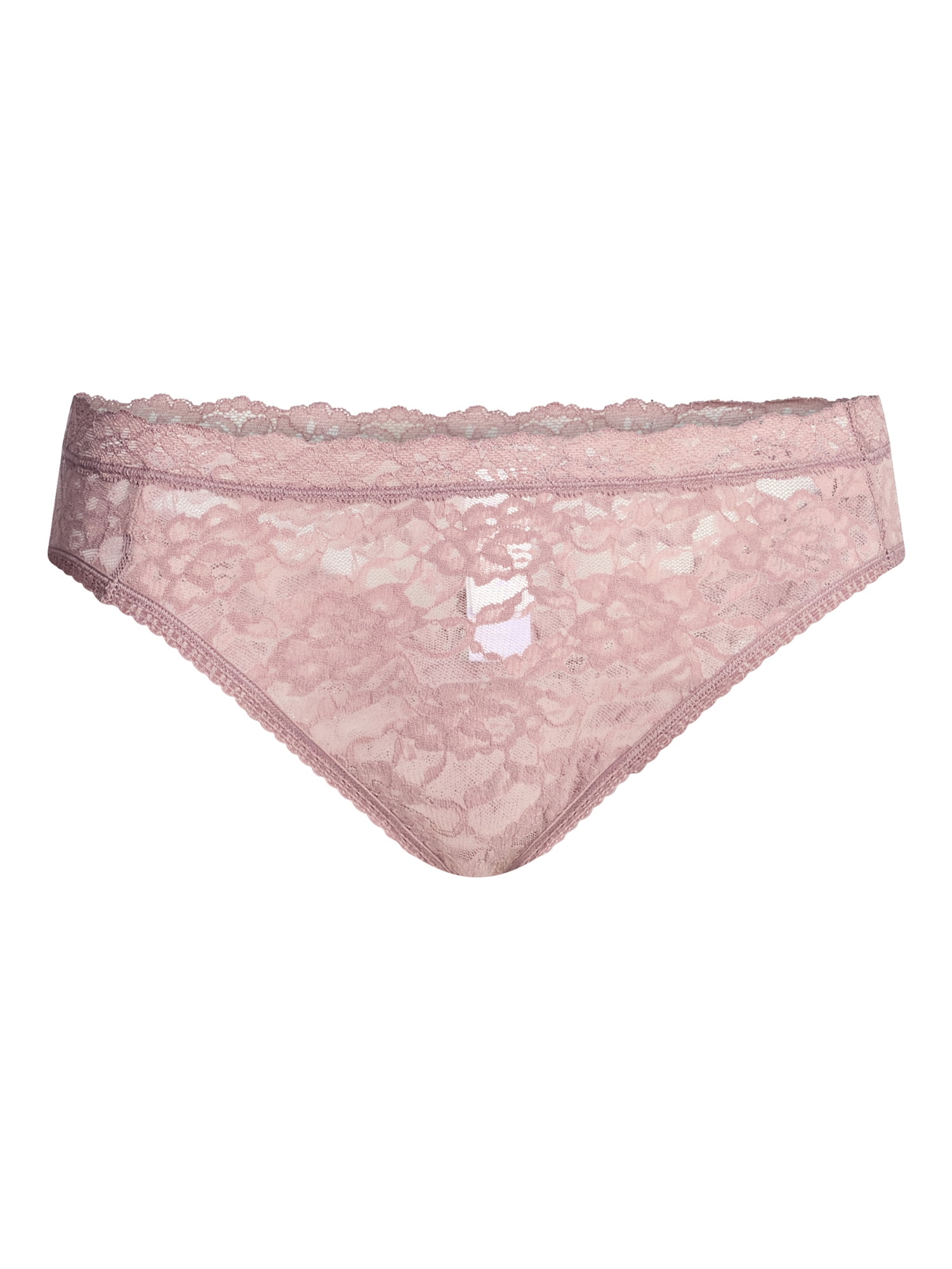 Joyspun Women's Lace Cheeky Panties, 3-Pack, Sizes XS-3XL