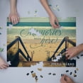 thumbnail image 3 of Jekyll Island, Georgia, Memories Made Here, Sandy Stairs and Beach (1000 Piece Puzzle, Size 19x27, Challenging Jigsaw Puzzle for Adults and Family, Made in USA), 3 of 4