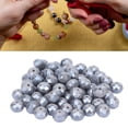 thumbnail image 2 of Cuentas de pulsera, 70 piezas de 0,31 pulgadas Cuentas de plástico para joyería DIY Cuentas de plástico diseñadas para el futuro, 2 of 9