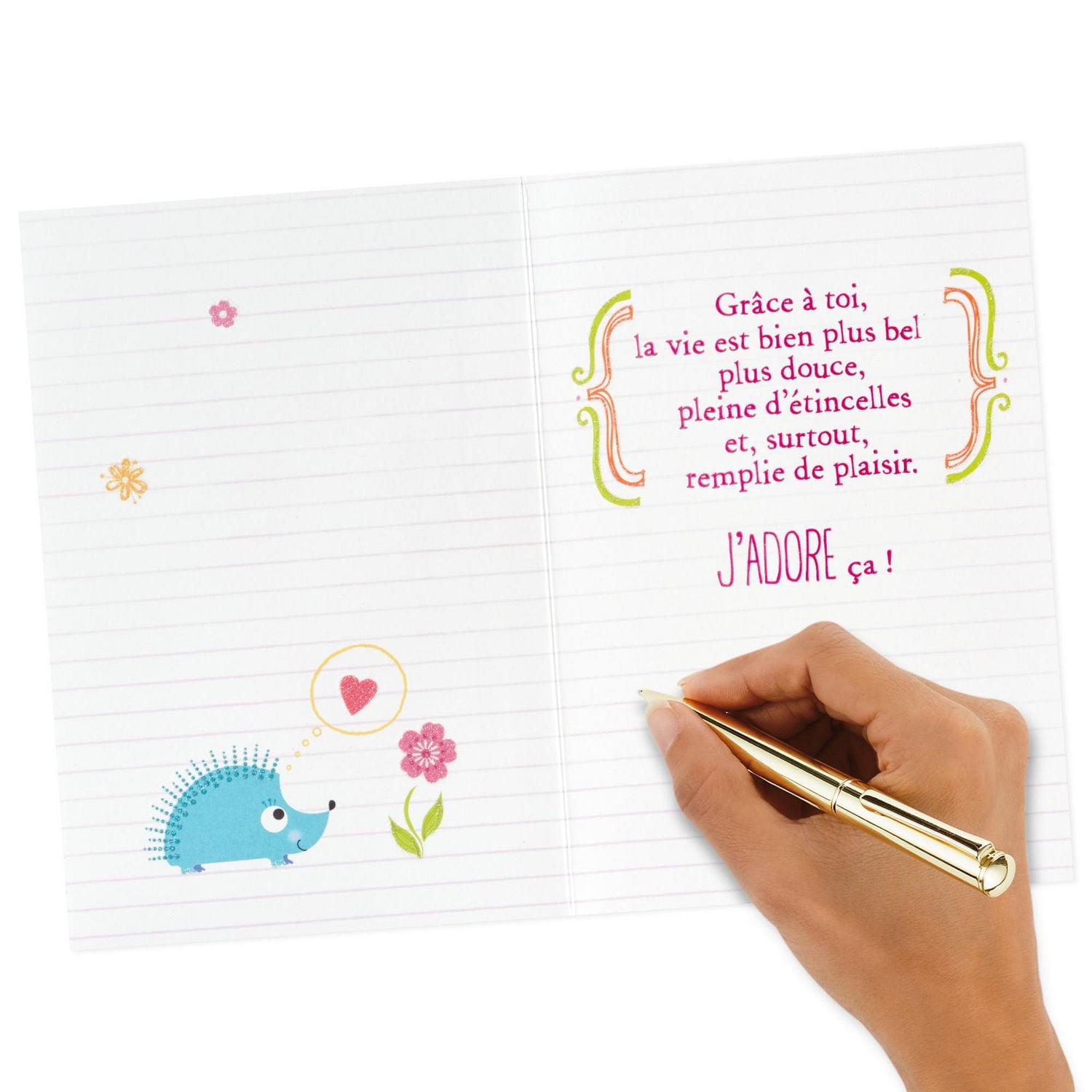 Carte de fête pour une petite-fille – Hallmark (Licorne, chat)