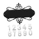 thumbnail image 3 of Placa con letrero de dirección, números de casa, moderno, letrero con número de buzón, placa decorativa de pared para exterior de Hotel, apartamento y, 3 of 9