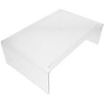Masteelf Clear Acrylic Monitor Riser Home Laptop Riser Stand Office