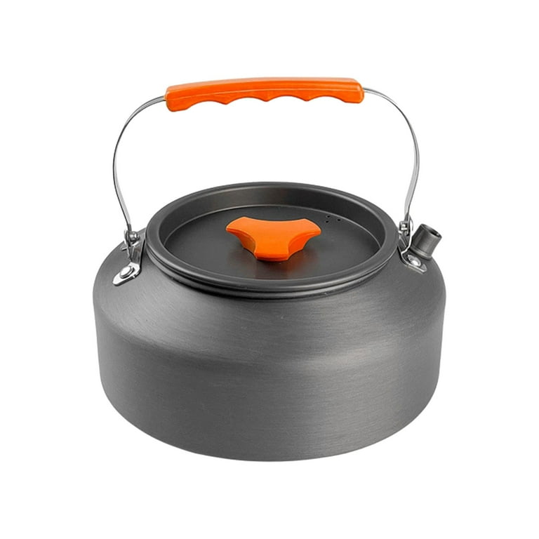 Camping Water Kettle Teapot Coffee Pot Cookware Cook Pot Anti Scald Handle Water  Boiler Teakettle for Camp Campfire Outdoor Fishing Backpack 1.6L 17.5x7.6cm  - Walmart.com