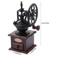 thumbnail image 3 of Coffee Grinder, Manual Coffee Bean Grinder Hand Mill Pepper Spice Home Grinding Machine, 3 of 8