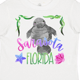 thumbnail image 4 of Inktastic Sarasota Florida Cute Swimming Manatee Boys or Girls Toddler T-Shirt, 4 of 5