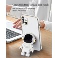 thumbnail image 4 of Compatible with Samsung A51 Case Silicone TPU Plating, Galaxy A51 Case Cute Astronaut Pattern Phone Case with Stand (Samsung Galaxy A51, White), 4 of 13