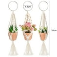 thumbnail image 4 of Colgadores Macramé para Plantas Adornos Colgantes Bohemios 3 (2), 4 of 9