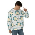 thumbnail image 2 of Men's Hoodie Novelty Pattern Long Sleeve Unisex Pullover Hoodies Casual Hooded Sweatshirt with Pocket, 2 of 8