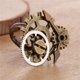 thumbnail image 4 of Vintage Steampunk reloj parte engranajes Punk bronce s mujeres hombres Dorado + plata Sunnimix Anillo Steampunk Gears, 4 of 6