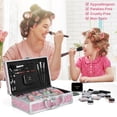 thumbnail image 3 of Kit de maquillaje para adolescentes, kit completo de cosméticos para principiantes con brochas de maquillaje, lápices labiales, paleta de sombras de ojos y coloretes, 3 of 6