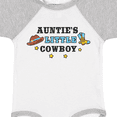 thumbnail image 4 of Inktastic Aunties Little Cowboy with Cowboy Hat and Boots Boys Baby Bodysuit, 4 of 5