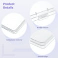 thumbnail image 4 of 12 PCS Clear Flat Breast Milk Freezer Storage Organizers, 7.5 x 5.1 x 0.7 Inches Space Saving Breastmilk Storage Trays, Breastfeeding Bag Organization, 4 of 6