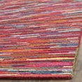 thumbnail image 3 of SAFAVIEH Nantucket Tanzil Striped Cotton Area Rug, Pink/Multi, 5' x 8', 3 of 6