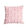 thumbnail image 4 of YWIYIUD EasterRabbit Soft Plush PillowCovers,18 x 18 Inch Set of 2,Cute RabbitJacquard Throw PillowCovers with Hidden Zipper,Spring Easter Home Decorations Cushion Case for Sofa Bedroom, 4 of 6