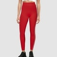 thumbnail image 2 of GEWSEY Tummy Control Compression Leggings for Women High Waist Workout Running Yoga Pants (Red, XL), 2 of 9