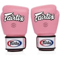 thumbnail image 4 of Guantes de boxeo Fairtex BGV1 para entrenamiento de muay thai, 12 oz, color rosa, 4 of 5