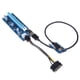 thumbnail image 1 of Kuymtek USB 3.0 PCI-E Express 1x to16x Extender Riser Card Adapter SATA 6Pin Power Kuymtek Componentes de la computadora, 1 of 6