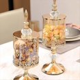 thumbnail image 4 of Frasco Transparente Intage con Tapa, Elegante Contenedor para Almacenar Frutos Secos y Dulces, Contenedor para Refrigerios, Frasco ., 4 of 5